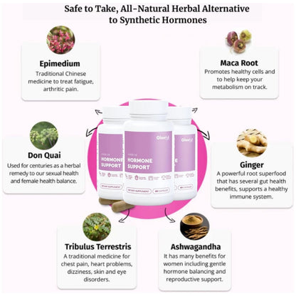 Natural Menopause Relief Supplement - 60 Capsules