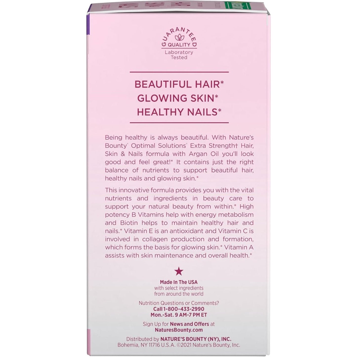Premium Hair Skin Nails Vitamins with Biotin