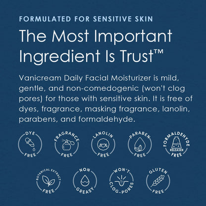 Gentle Face Cream for Sensitive Skin with Hyaluronic Acid