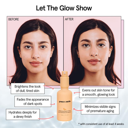 Natural Vitamin C Face Serum 50ml - Glow Even Skin Tone