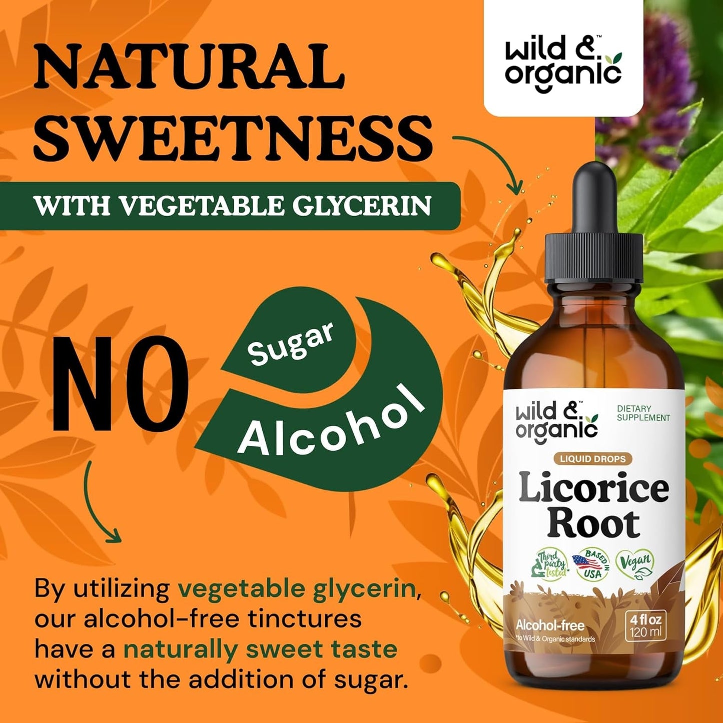 Natural Licorice Root Extract Drops