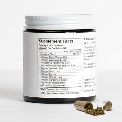 Natural Herbal Detox Formula - 60 Capsules