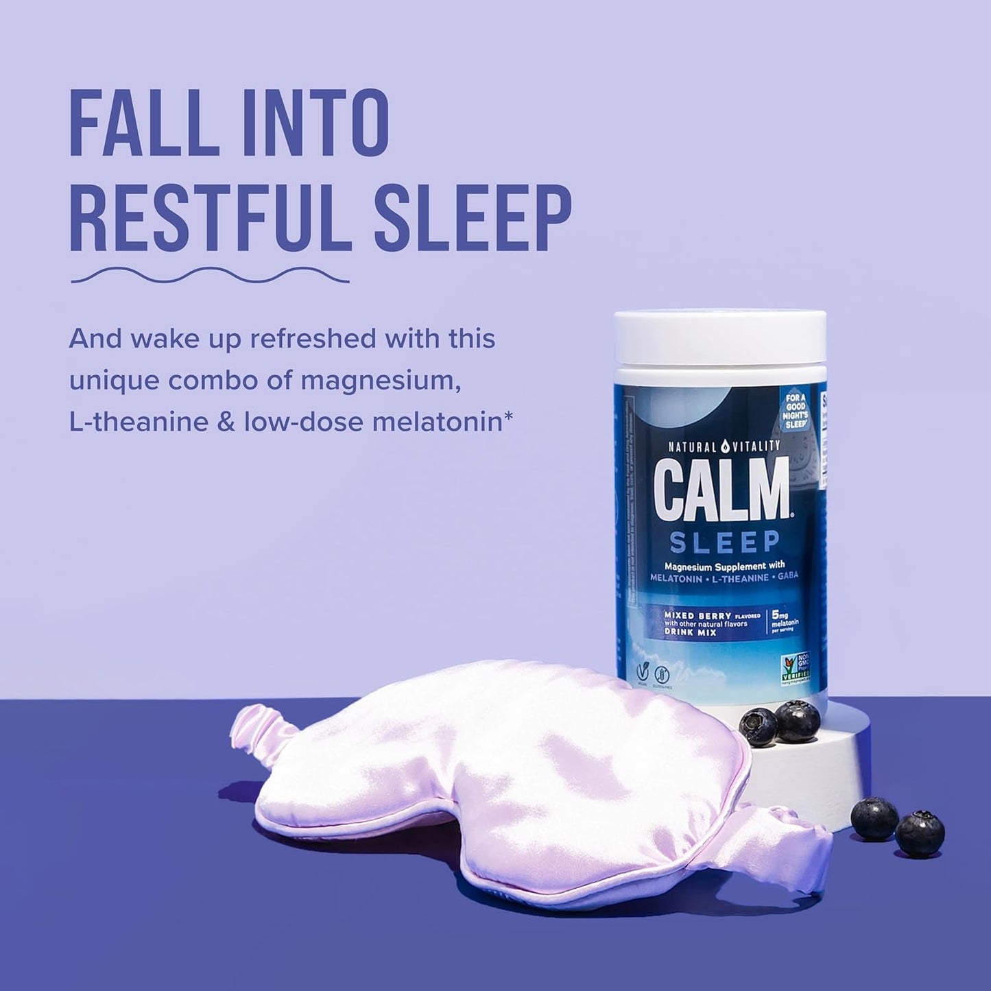 Calm Sleep Supplement Mixed Berry Flavor