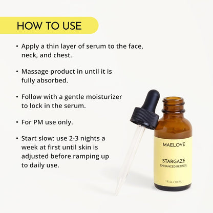 Anti Aging Night Serum for Wrinkles and Dark Spots