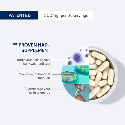 Premium Anti Aging Supplement - 60 Capsules NAD+ Booster