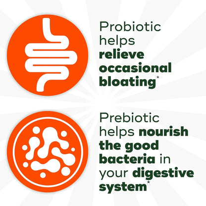 Probiotic Gummies with Prebiotics - 90ct Natural Digestive Aid