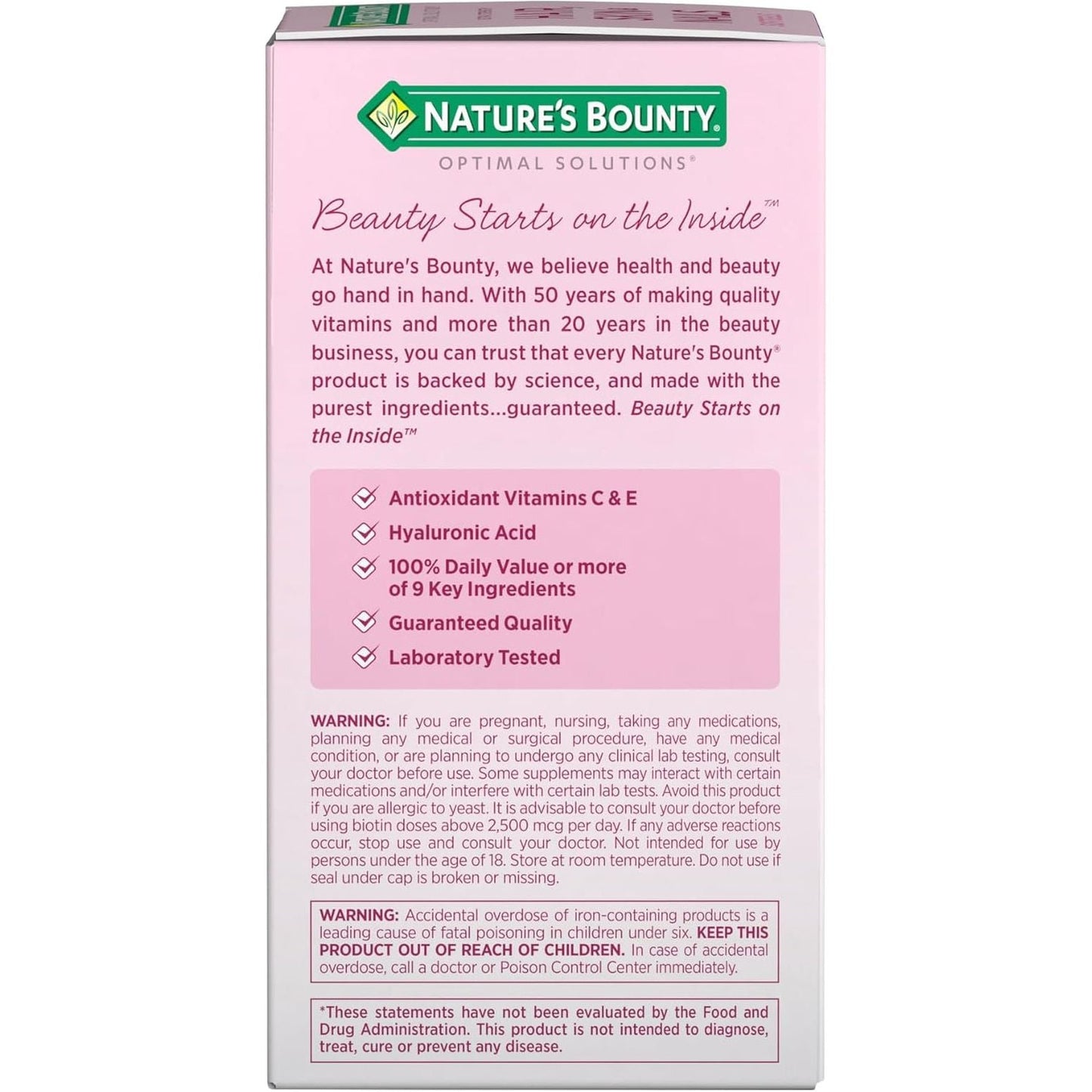 Premium Hair Skin Nails Vitamins with Biotin