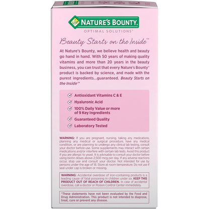 Premium Hair Skin Nails Vitamins with Biotin