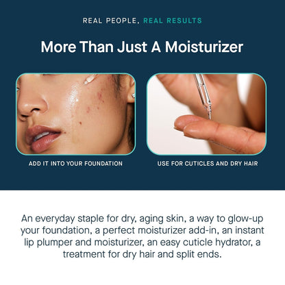 Natural Hyaluronic Acid Face Serum for Dewy Skin