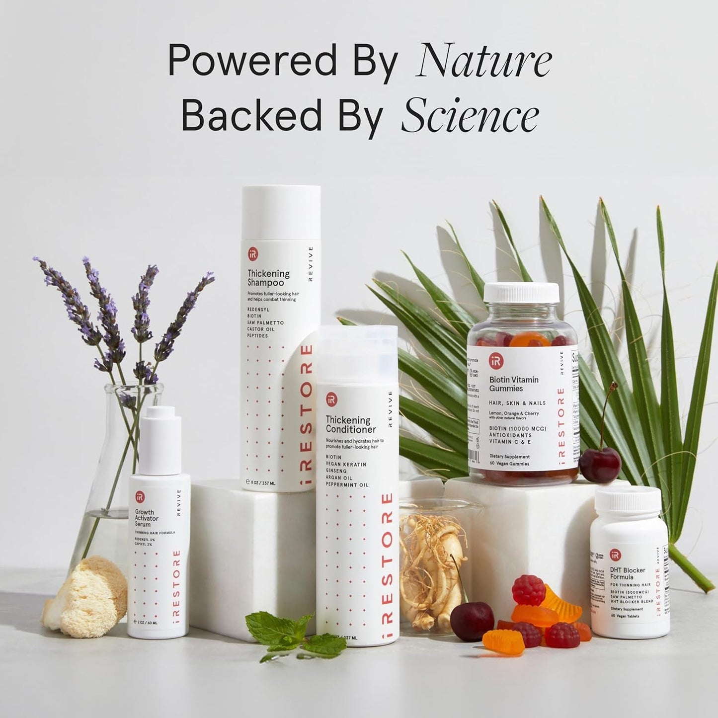 Natural Hair Skin Nail Vitamin Gummies with Biotin