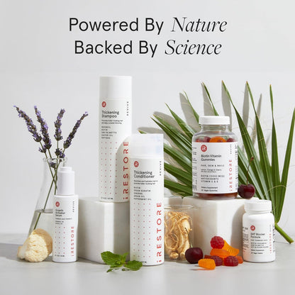 Natural Hair Skin Nail Vitamin Gummies with Biotin