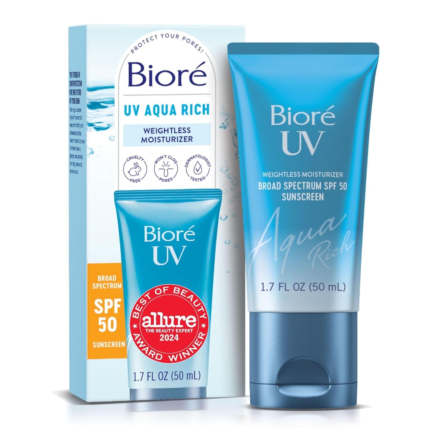 Lightweight Hydrating Sunscreen Moisturizer SPF 50 - Mycosmeticslondon