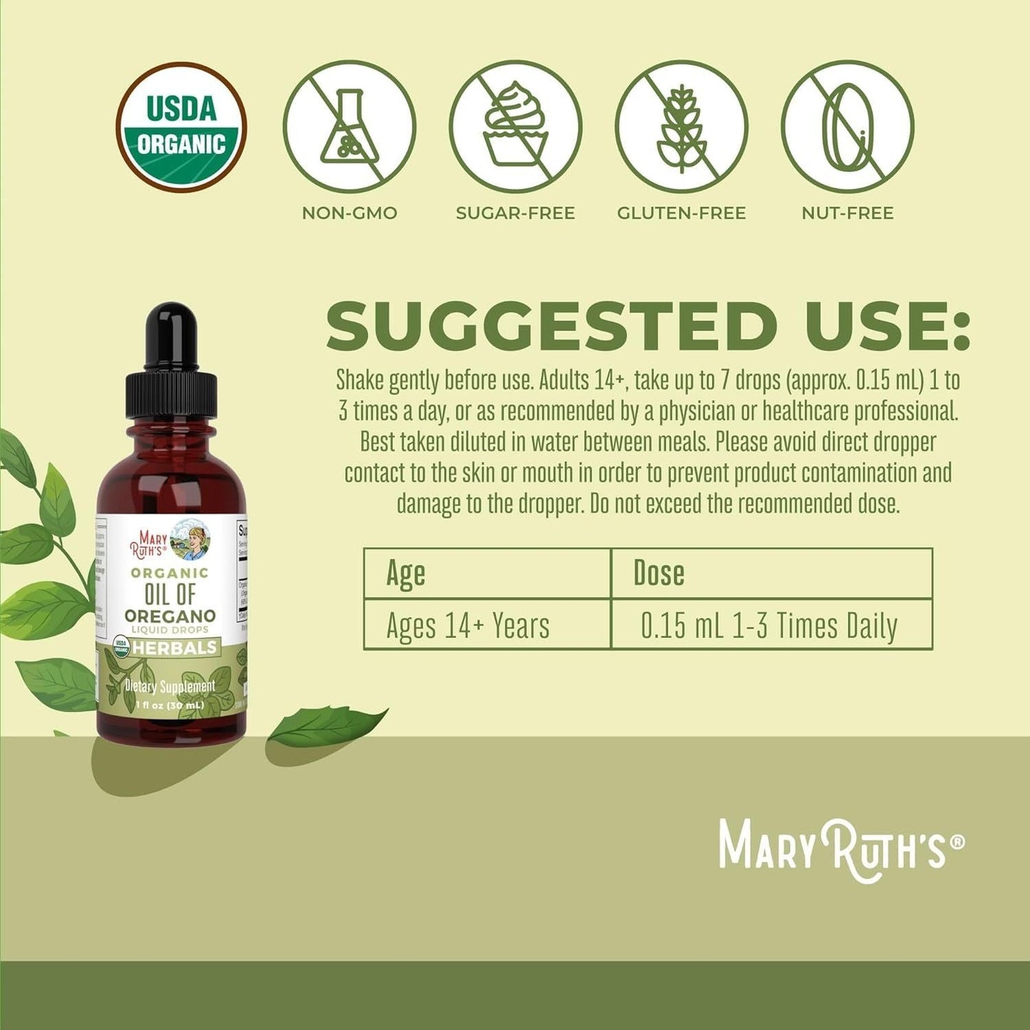 Natural Oil of Oregano Immunity Booster Drops