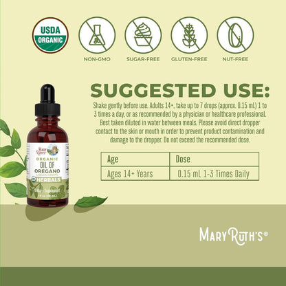 Natural Oil of Oregano Immunity Booster Drops