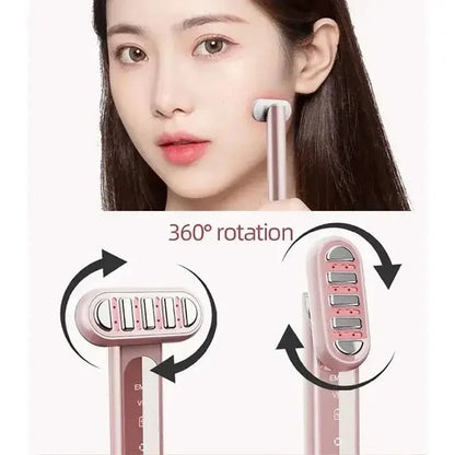 Advanced Facial Rejuvenation Device with LED and EMS