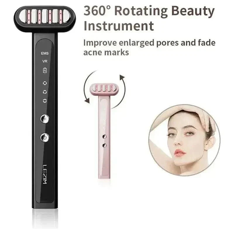 Advanced Facial Rejuvenation Device with LED and EMS