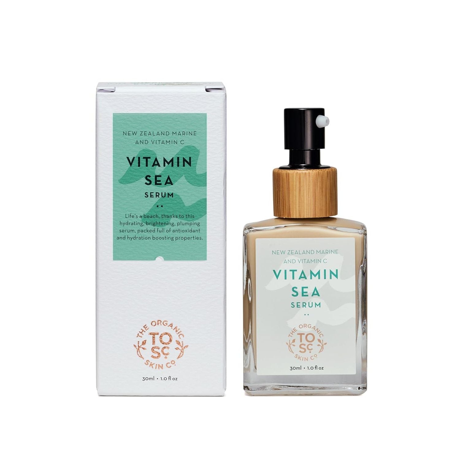 Natural Vitamin C Face Serum 30ml - Anti Aging Skin Brightener - Mycosmeticslondon