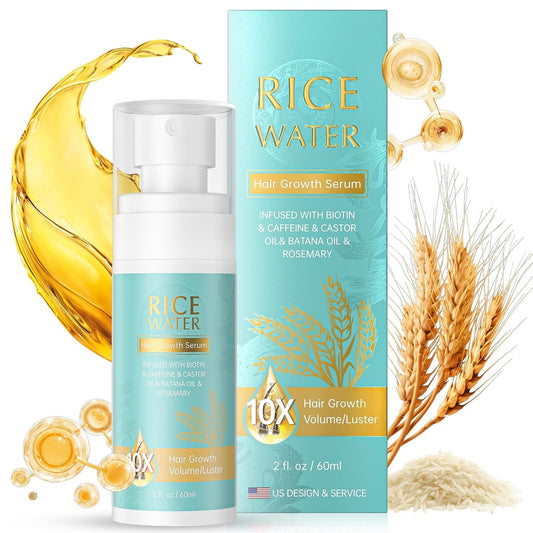 Nourishing Rice Water Hair Serum for Thicker Hair - Mycosmeticslondon