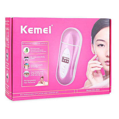 Rechargeable Epilator & Hair Trimmer for Women