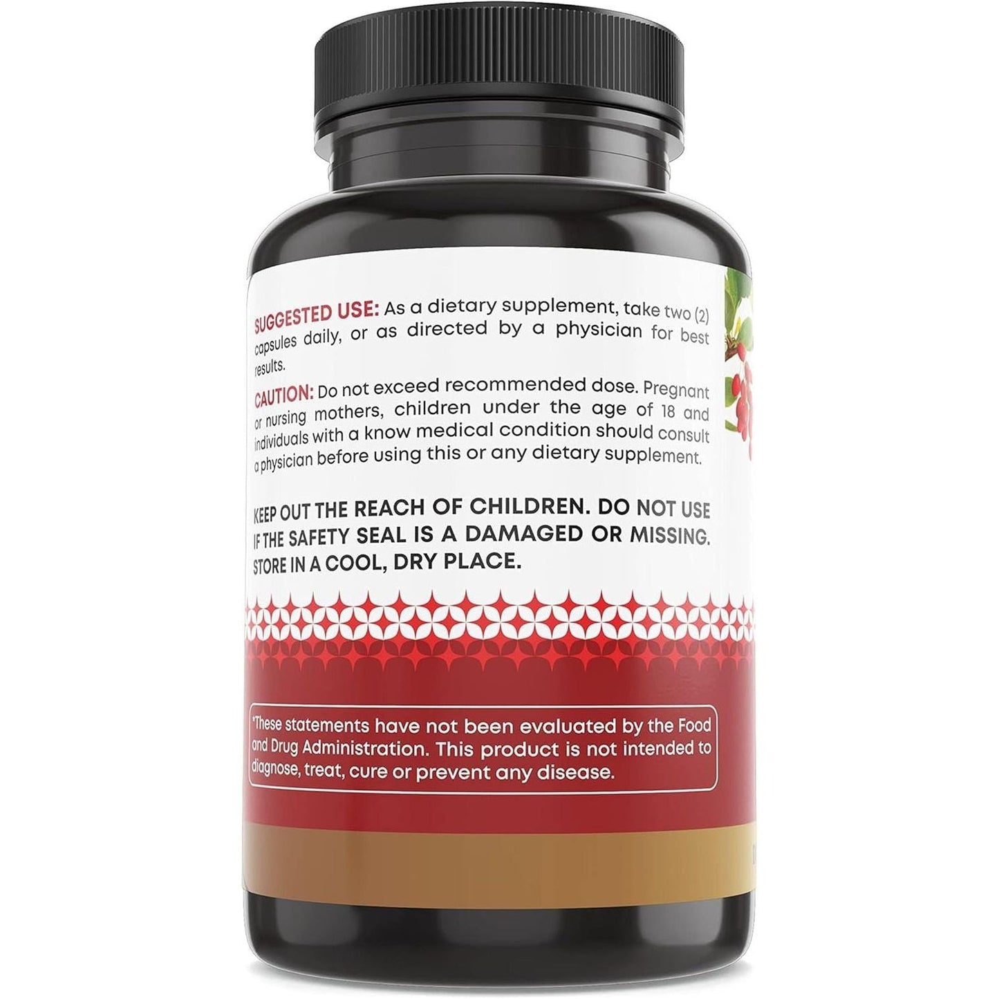 Natural Berberine HCL 1200mg with Cinnamon - 120 Capsules