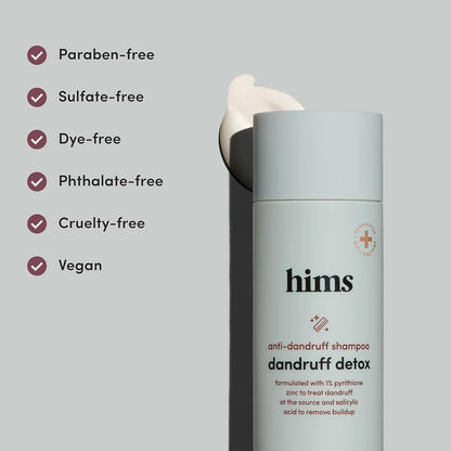Gentle Dandruff Control Shampoo with Zinc & Argan Oil
