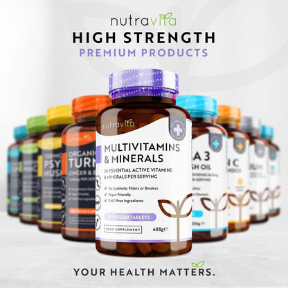 Vegan Daily Multivitamin Tablets 365 Day Supply