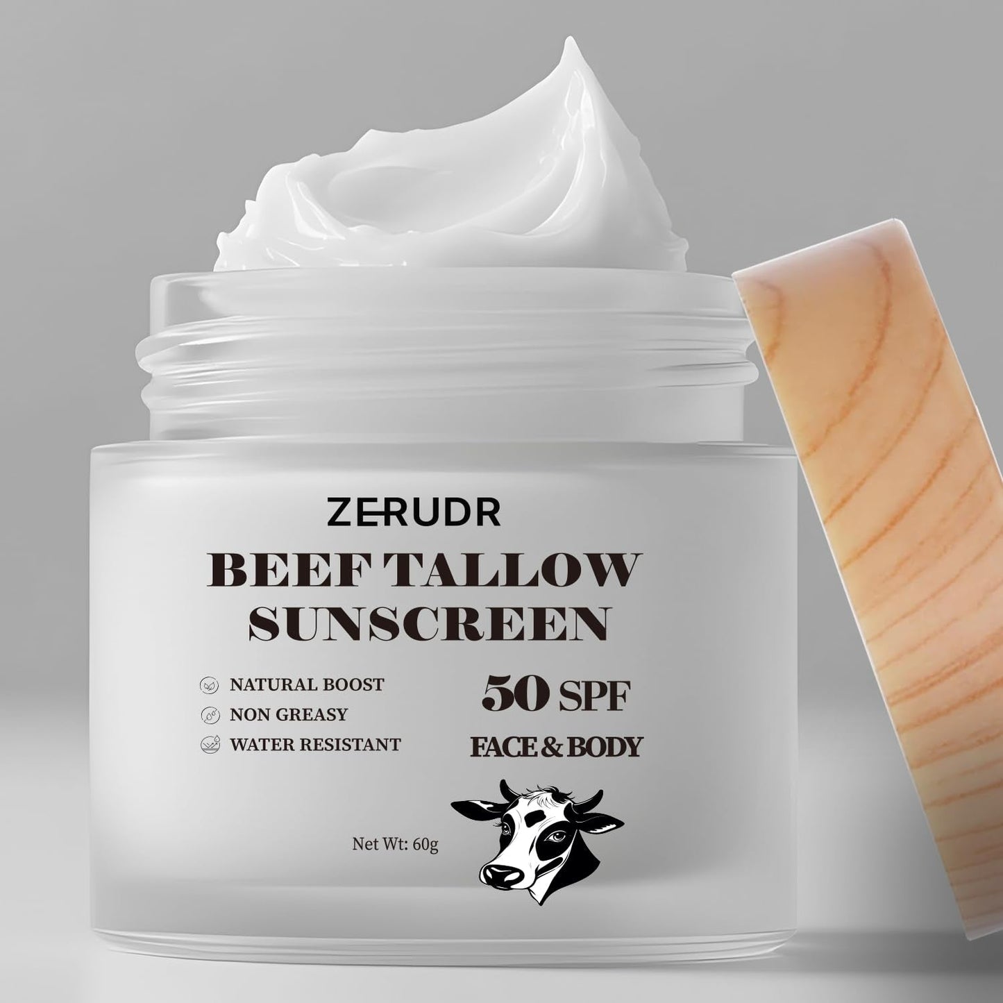 Natural SPF 50 Moisturizing Sunscreen for Sensitive Skin