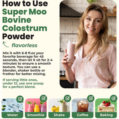 Natural Grass Fed Colostrum Powder Supplement 120g