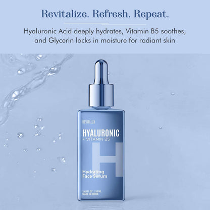 Moisturizing Hyaluronic Face Serum for Dry Skin