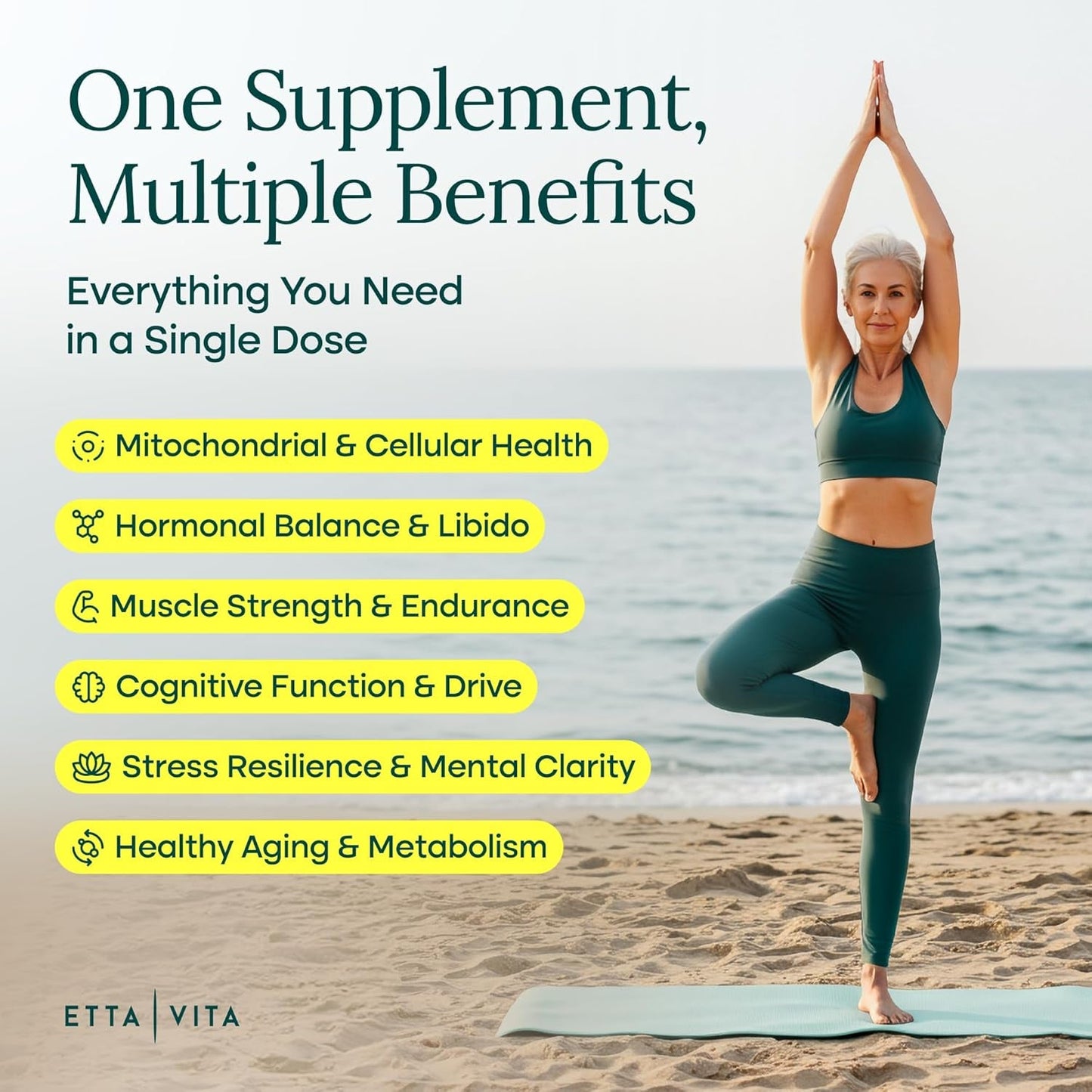 Natural Energy Boost Capsules with Focus Support