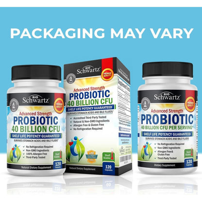 High Potency Probiotic Supplement 40 Billion CFU