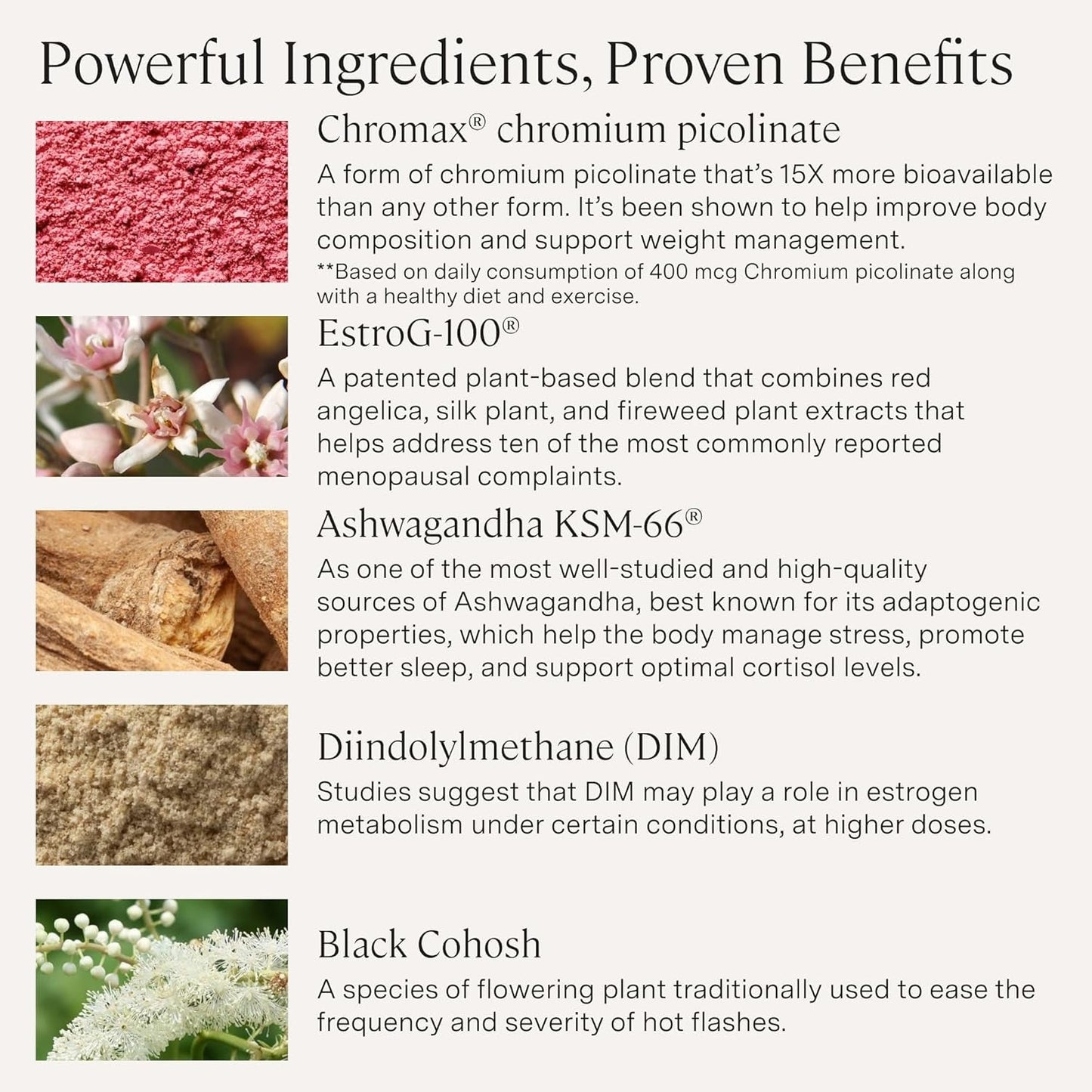 Natural Menopause Relief Supplement - Mood Balance Sleep Aid