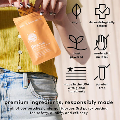 Natural Relief Patches - 16 Count | Herbal Recovery Stickers