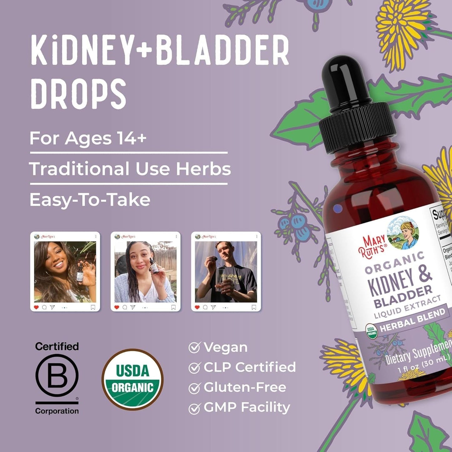 Natural Kidney & Bladder Support Supplement