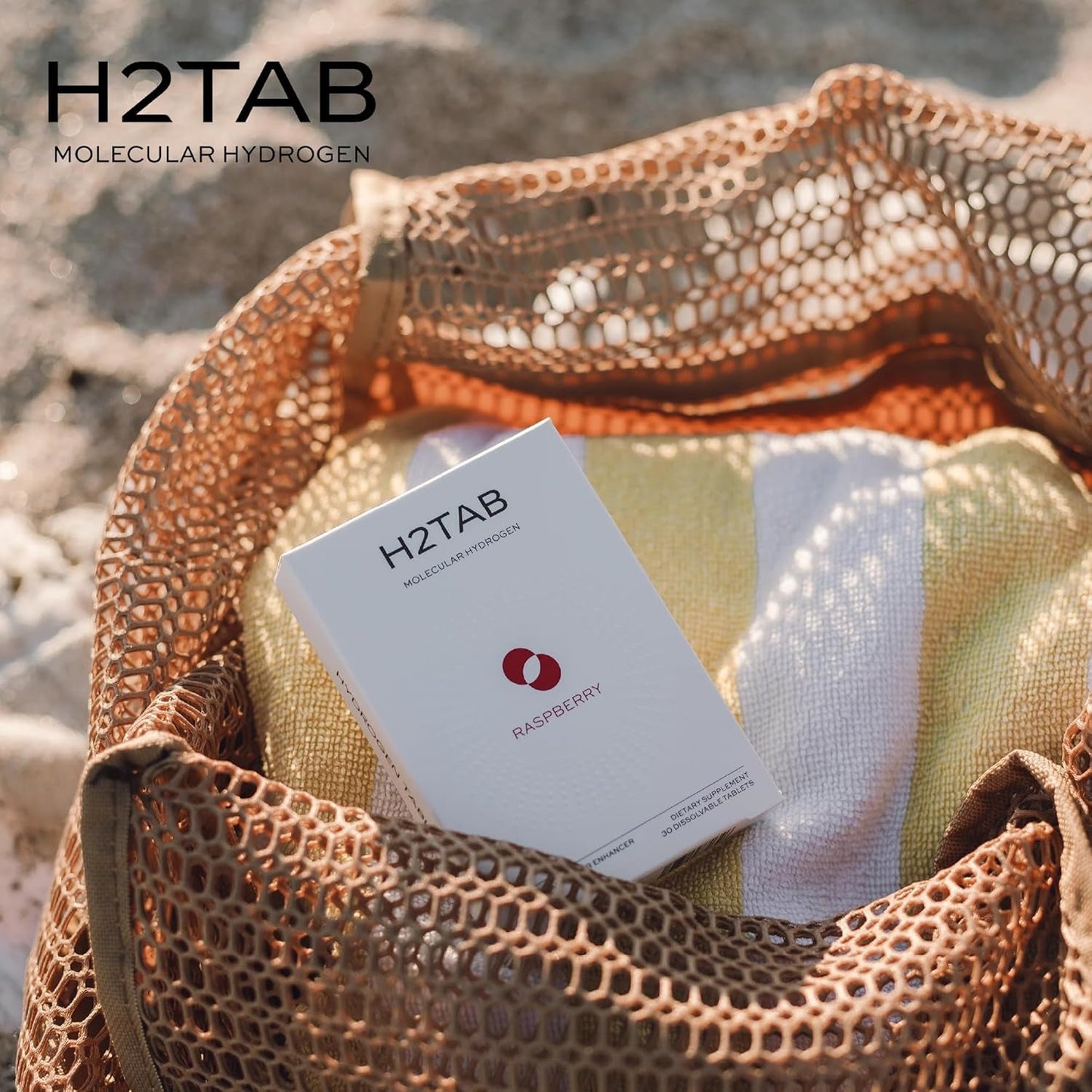 Raspberry Hydrogen Energy Boost Tablets