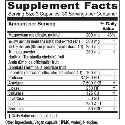 Natural Colon Cleanse Supplement - 90 Capsules