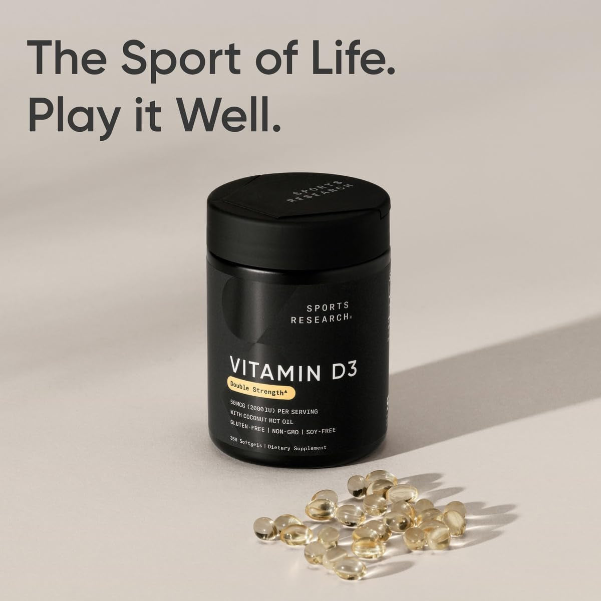 Premium Vitamin D3 Softgels for Bone Health