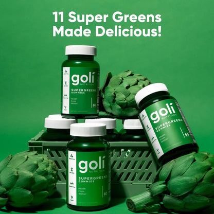 Vitality Greens Chewables - 180 Count, 3 Pack