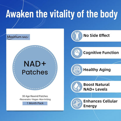 Best NAD+ Boosting Patches for Energy & Anti Aging