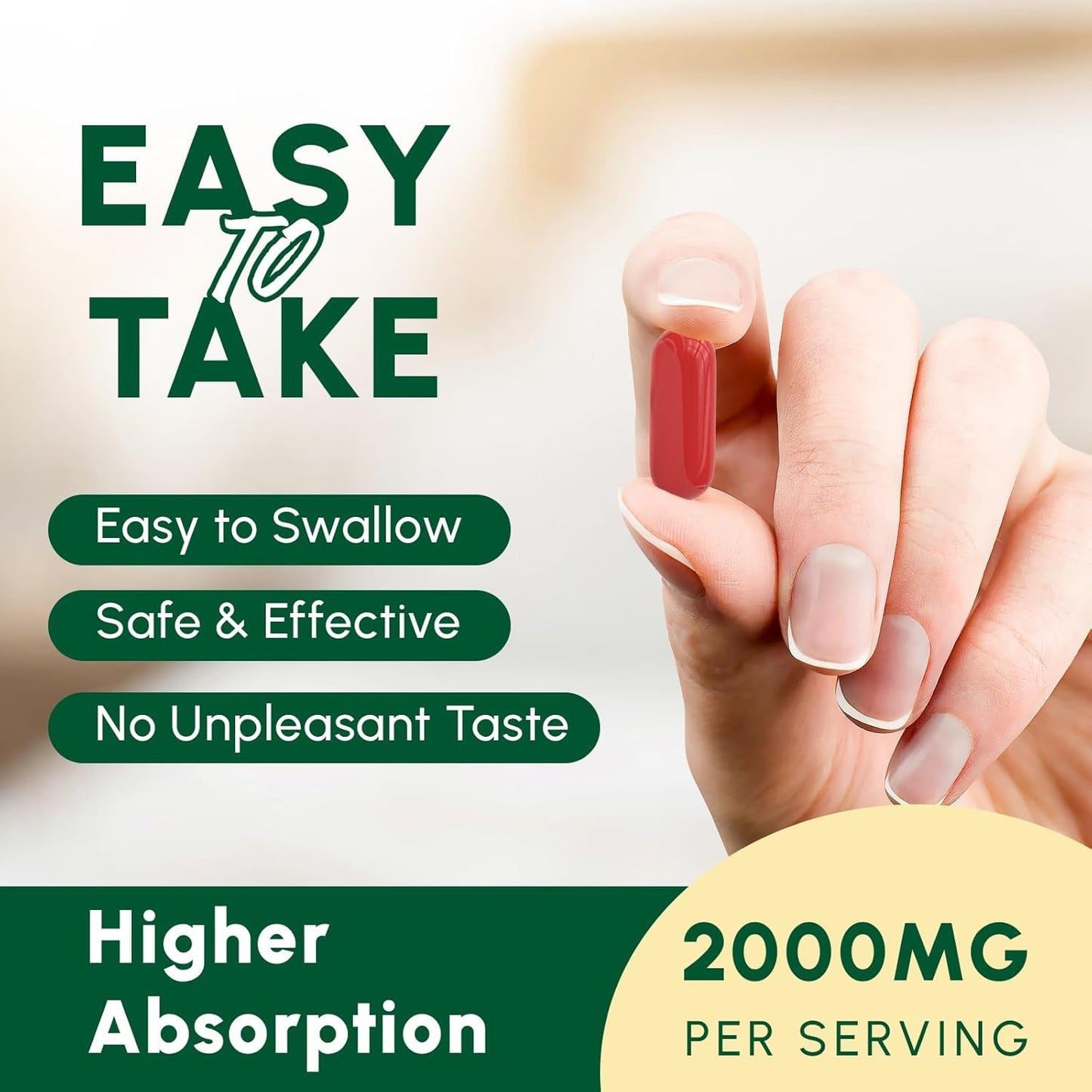 Premium Cellular Health Softgels 2000mg High Absorption Supplement