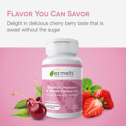 Fast Dissolving Vitamin Tablets for Energy and Brain Boost
