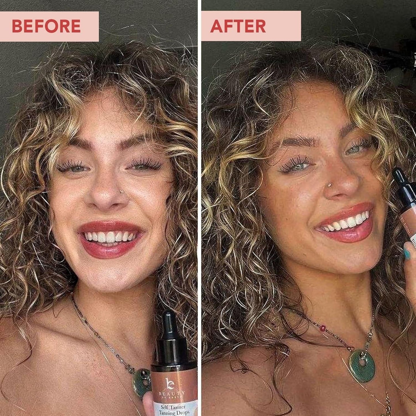 Dark Self Tanning Serum for Face and Body