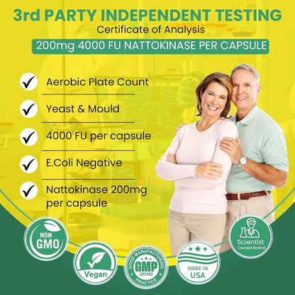 Natural Blood Flow Heart Health Supplement Capsules