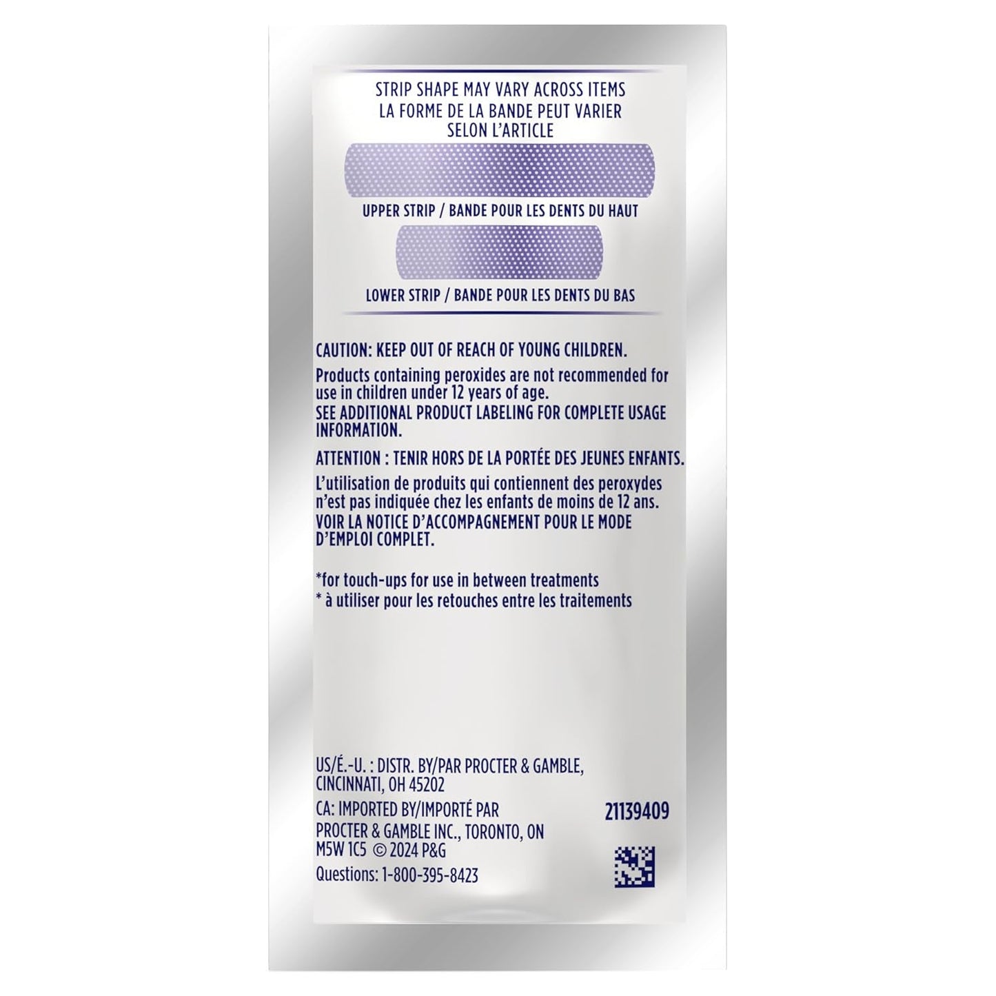 Professional At-Home Teeth Whitening Strips Kit