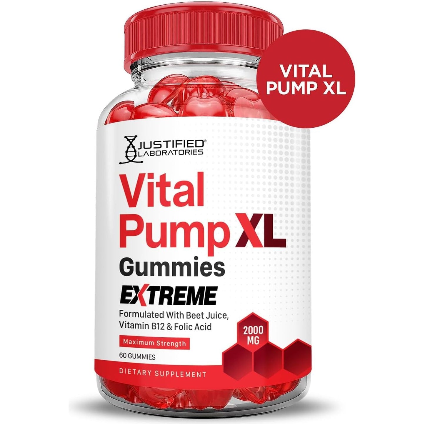 Powerful Energy Gummies with Apple Cider Vinegar & B12