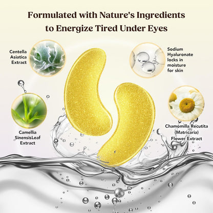 Brightening Under Eye Masks 50 Pairs - Reduce Puffiness