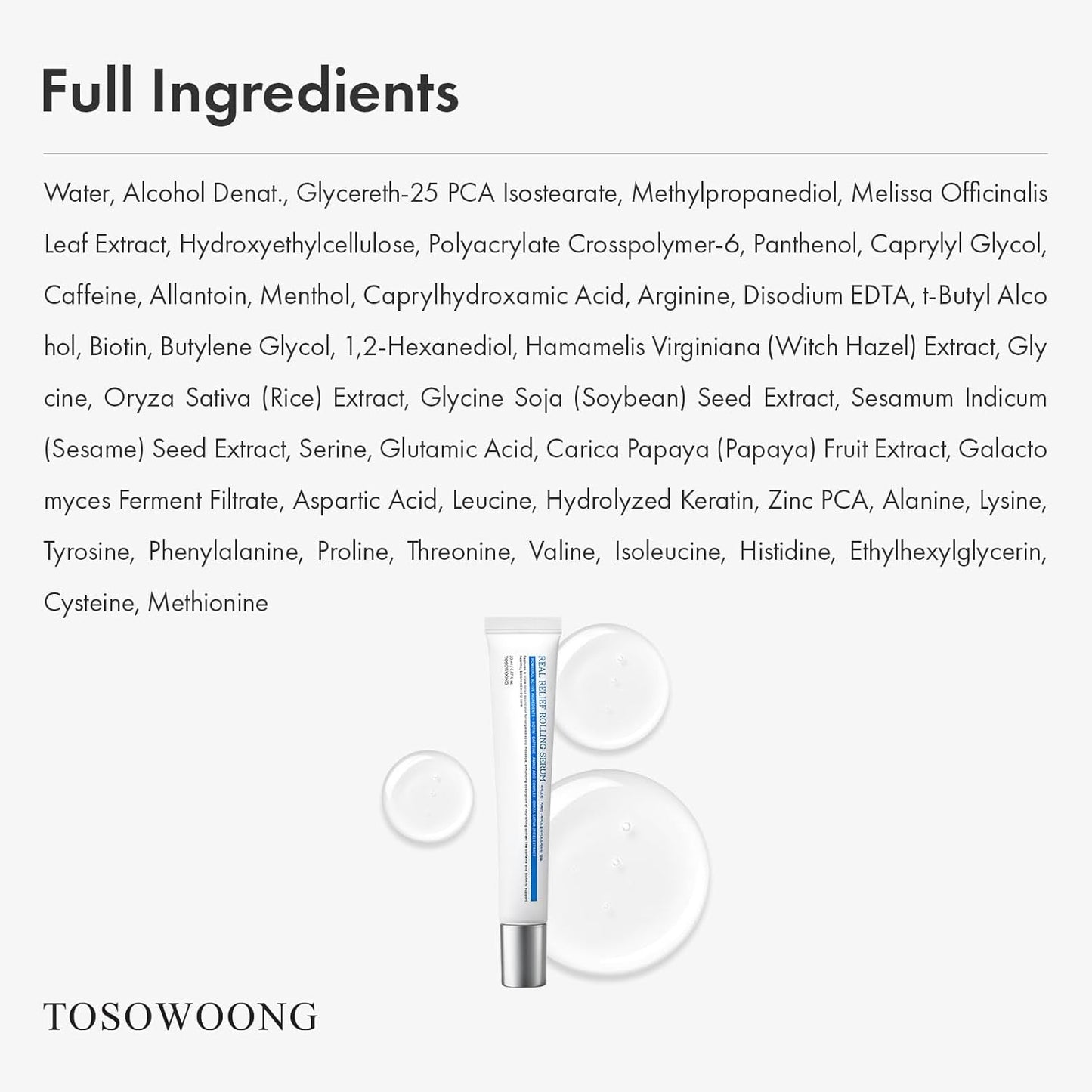 Natural Hair Growth Rolling Serum 20ml