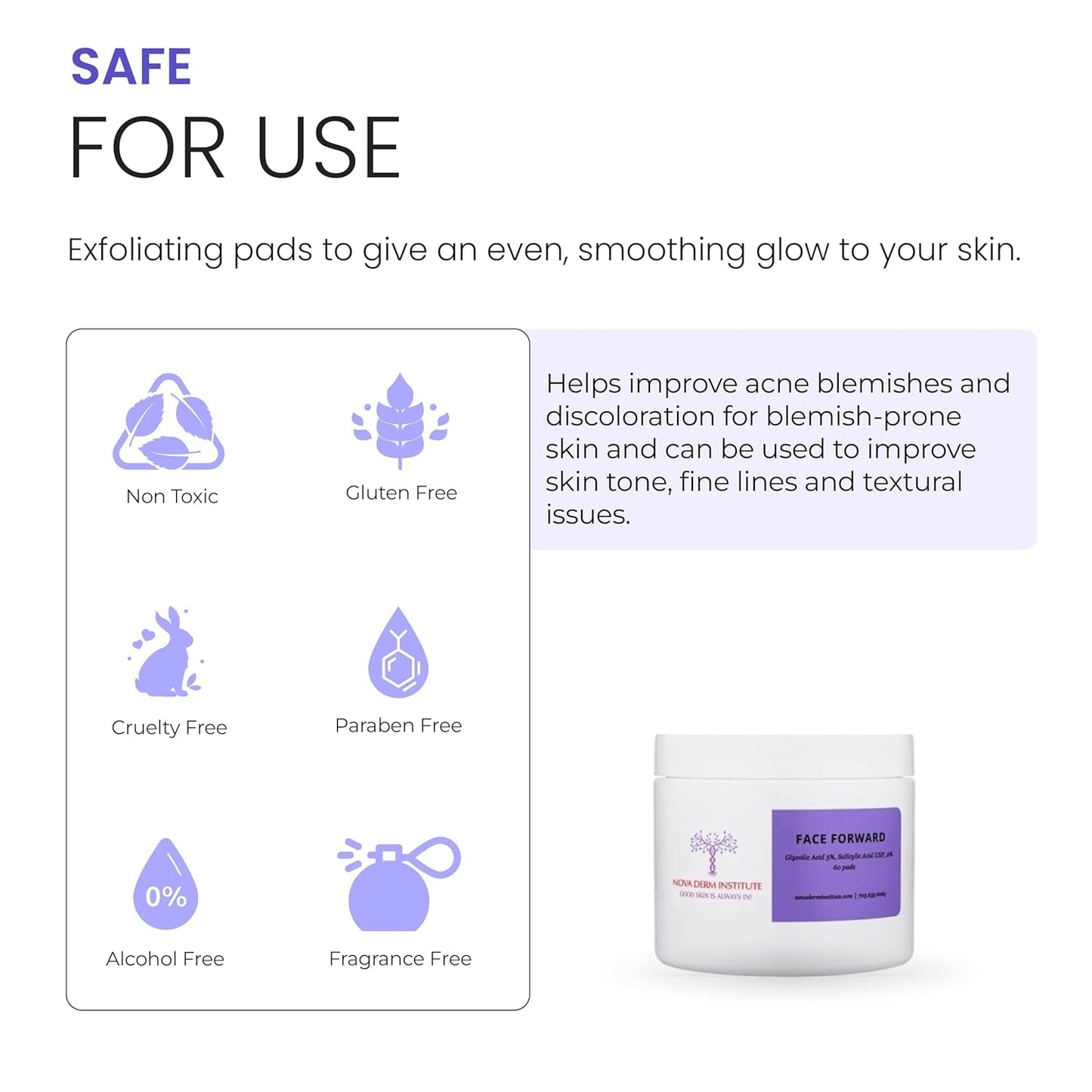 Gentle Daily Exfoliating Face Pads - 60 Count