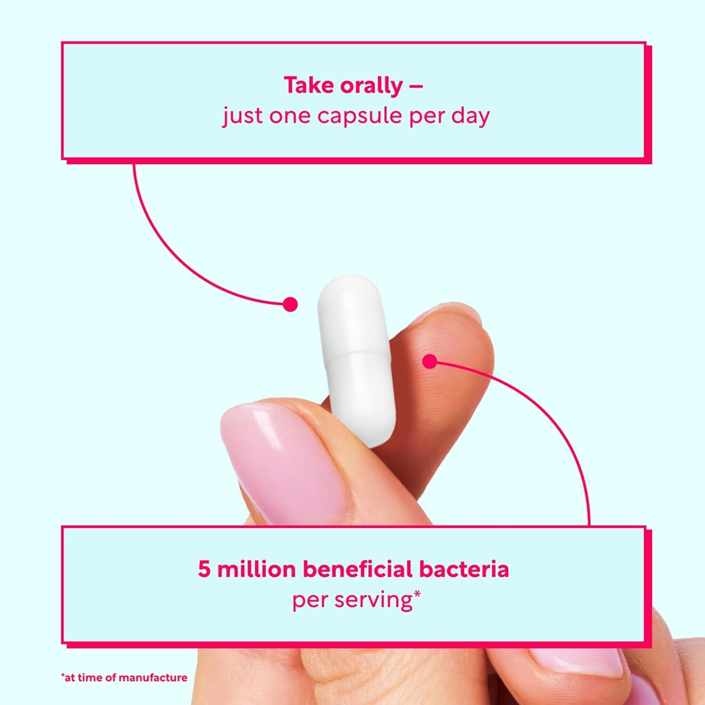 Natural Feminine Health Probiotic Capsules 30 Count