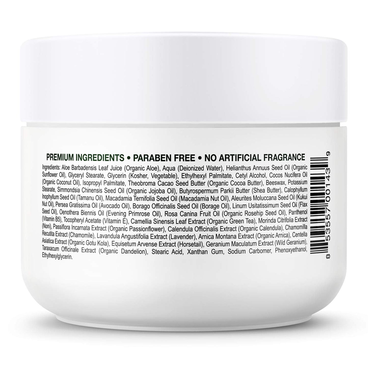 Natural Aloe Vera Body Moisturizer Cream 237ml
